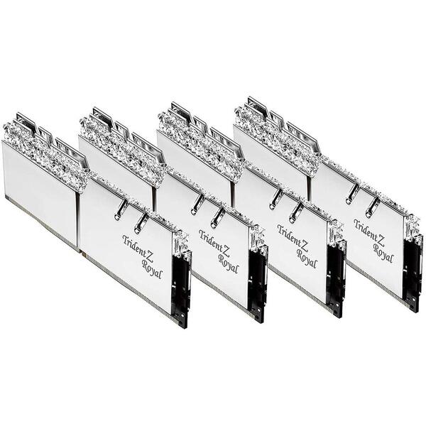 Memorie G.Skill Trident Z Royal Series DDR4 64GB 3200MHz CL16 Kit Quad Channel