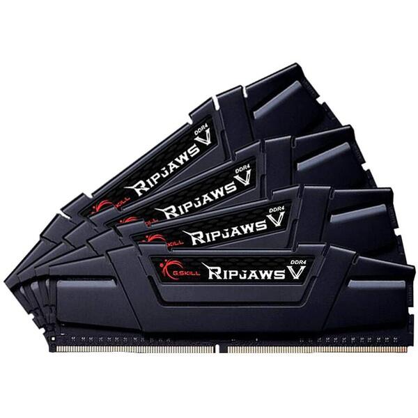 Memorie G.Skill Ripjaws V DDR4 64GB 3600MHz CL16 Kit Quad Channel Black