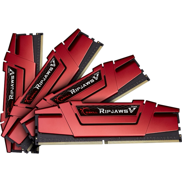 Memorie G.Skill Ripjaws V DDR4 64GB 3200MHz CL14 Kit Quad Channel Red
