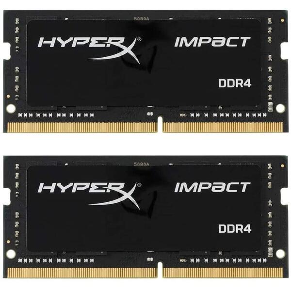 Memorie Notebook Kingston HyperX Impact DDR4 32GB 2400MHz CL15 Kit Dual Channel