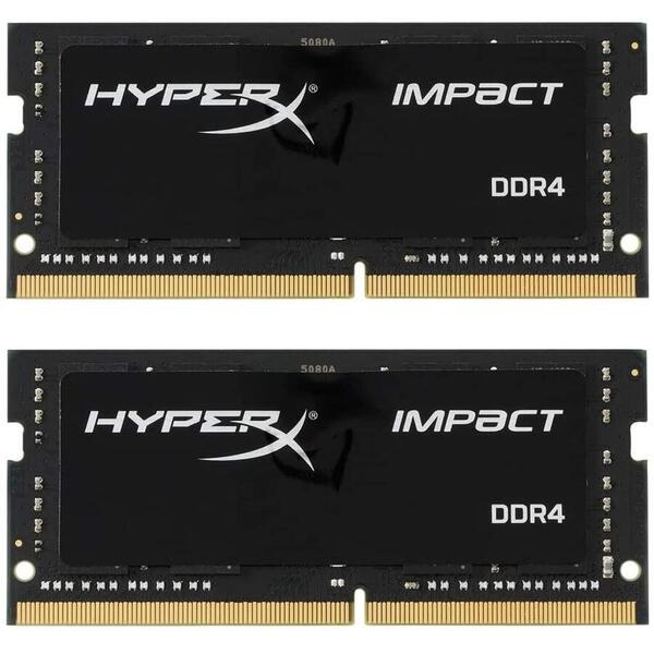 Memorie Notebook Kingston HyperX Impact DDR4 32GB 2933MHz CL17 Kit Dual Channel
