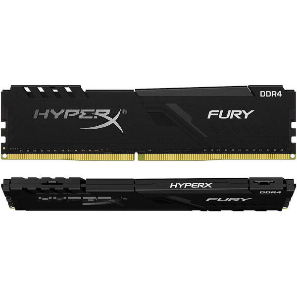 Memorie Kingston HyperX Fury Black 32GB DDR4 2666MHz CL16 Kit Dual Channel