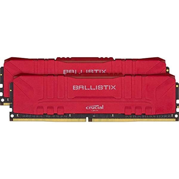 Memorie Crucial Ballistix DDR4 16GB 2666MHz CL16 Kit Dual Channel Red