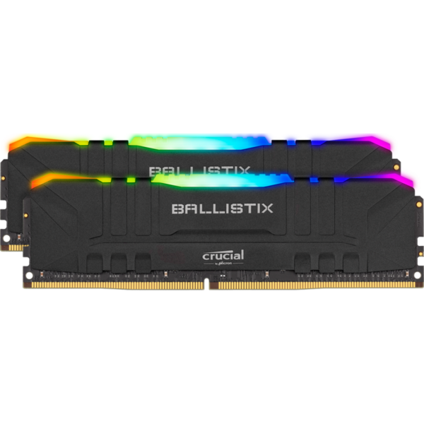 Memorie Crucial Ballistix RGB DDR4 16GB 3200MHz CL16 Kit Dual Channel Black
