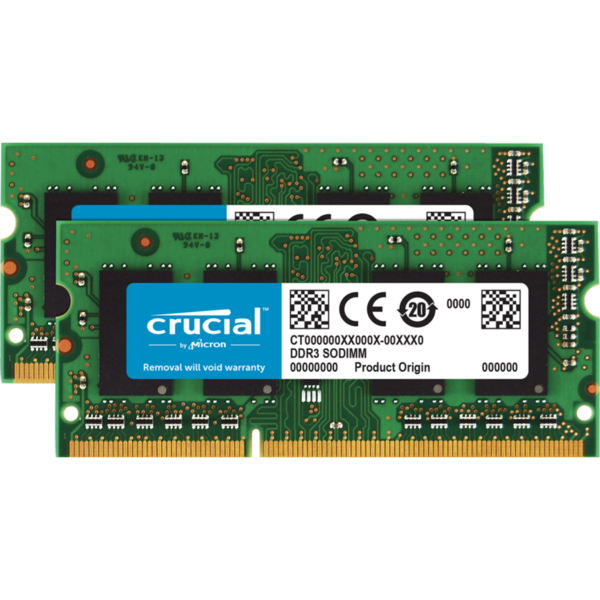Memorie Notebook Crucial DDR3L 8GB 1333 MHz CL9 Kit Dual Channel