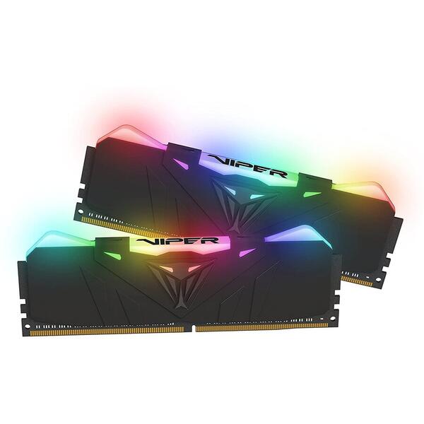 Memorie PATRIOT Extreme Performance Viper RGB DDR4 32GB 3600MHz CL18 Kit Dual Channel