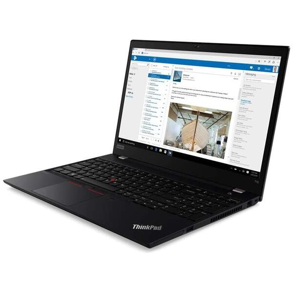 Laptop Lenovo ThinkPad T15 Gen 1, 15.6 inch FHD IPS, Intel Core i7-10510U, 16GB DDR4, 512GB SSD, Intel UHD, Win 10 Pro, Black