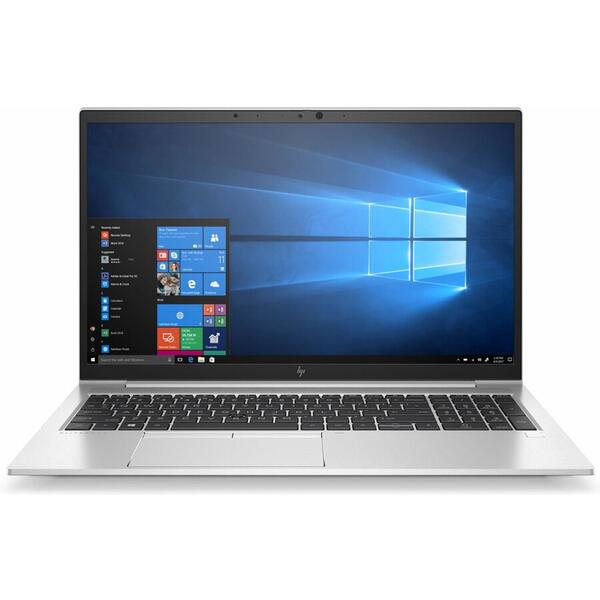 Laptop HP EliteBook 850 G7, 15.6 inch UHD, Intel Core i5-10210U, RAM 32GB, SSD 1TB, nVidia MX 250 2GB, Windows 10 Pro, Silver