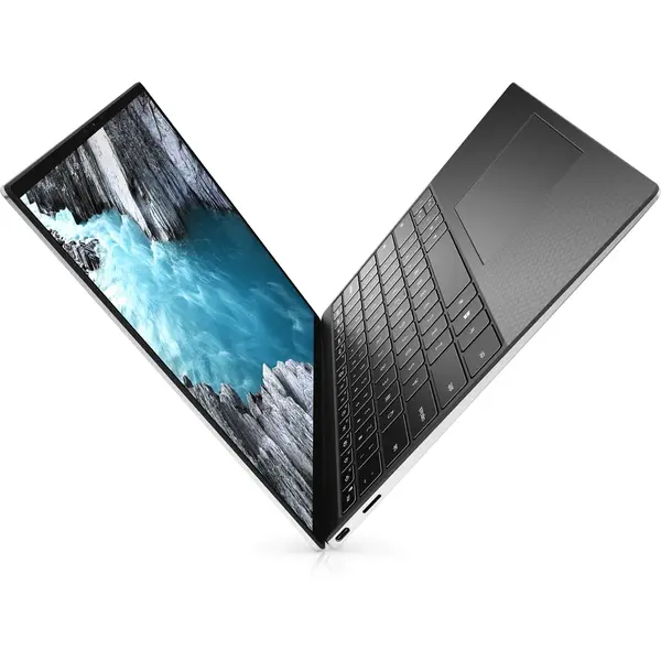 Laptop Dell XPS 13 9310, 13.4 inch UHD+ Touch, Intel® Core i7-1165G7, 16GB DDR4X, 512GB SSD, Intel Iris Xe, Win 10 Pro, Platinum Silver, 3Yr BOS