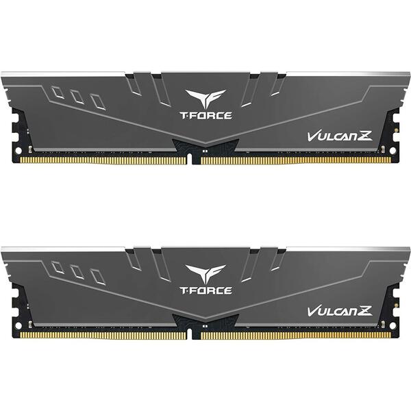 Memorie Team Group T-Force Vulcan Z DDR4 16GB 3600MHz CL18 Kit Dual Channel Grey