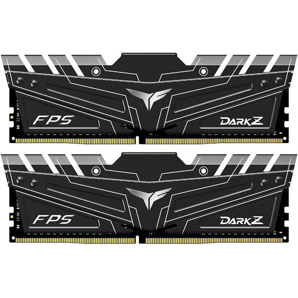 Memorie Team Group T-FORCE DARK Z FPS DDR4 4000MHz 16GB CL16 Kit Dual Channel