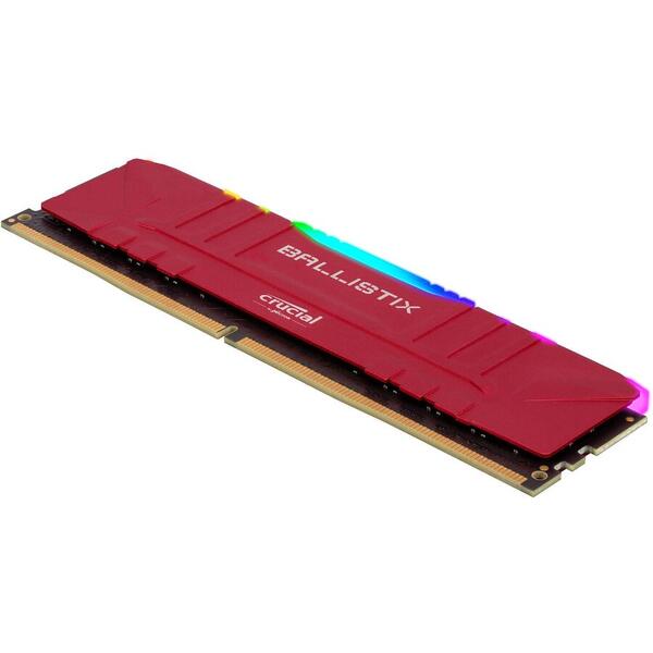 Memorie Crucial Ballistix RGB DDR4 32GB 3600MHz CL16 Kit Dual Channel Red
