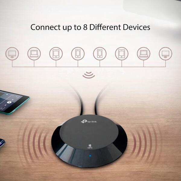 Reciver Audio TP-LINK HA100 Bluetooth si NFC, conectare la boxa cu fir