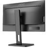 Monitor LED AOC 24P2Q 23.8 inch IPS FHD, 4ms, 75Hz, Boxe, Negru