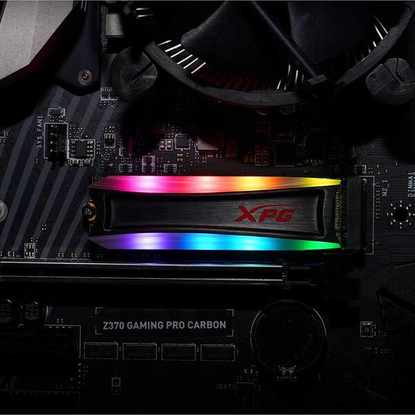 SSD A-DATA XPG SPECTRIX S40G RGB 256GB PCI Express 3.0 x4 M.2 2280