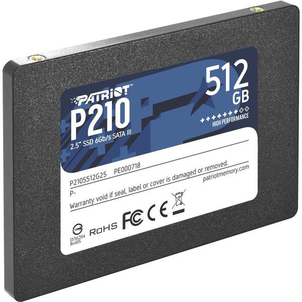 SSD PATRIOT P210 512GB SATA3 2.5 inch