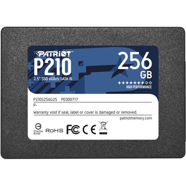 SSD PATRIOT P210 256GB SATA3 2.5 inch