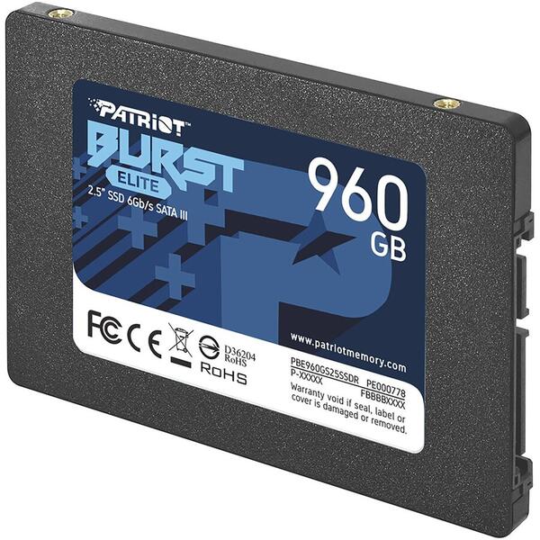 SSD PATRIOT Burst Elite 960GB SATA3 2.5 inch