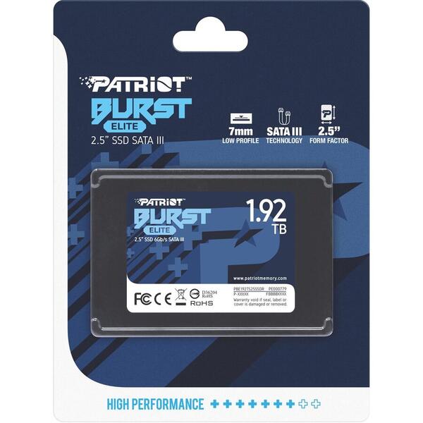 SSD PATRIOT Burst Elite 1.92TB SATA3 2.5 inch