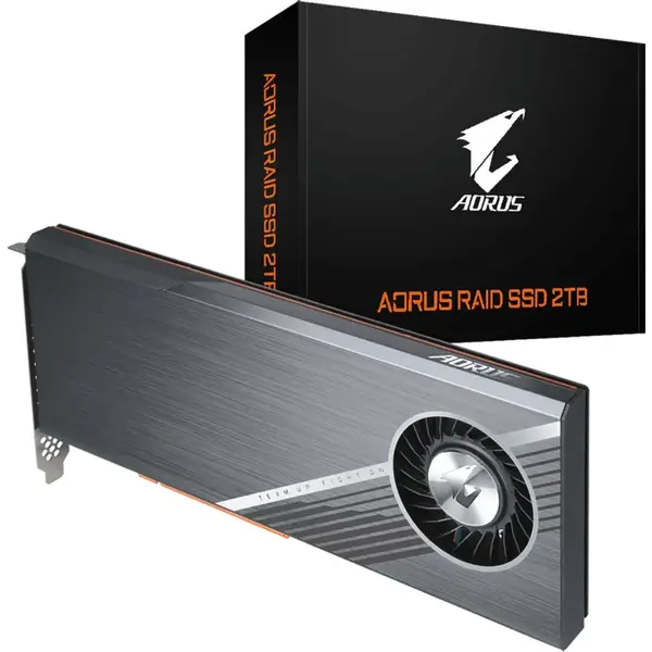 SSD Gigabyte AORUS RAID - Solid-State-Disk - 2 TB - PCI Express 3.0 x8 (NVMe)