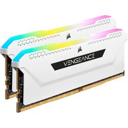 Memorie Corsair Vengeance RGB PRO SL White 16GB DDR4 3200MHz CL16 Kit Dual Channel