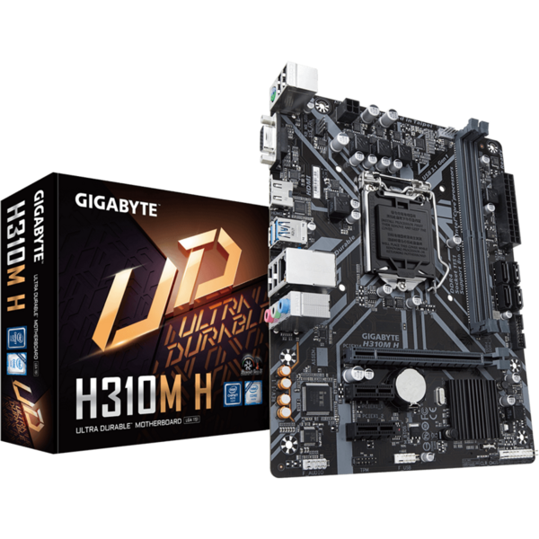 Placa de baza Gigabyte H310M H, Socket 1151 v2, mATX rev 1.1