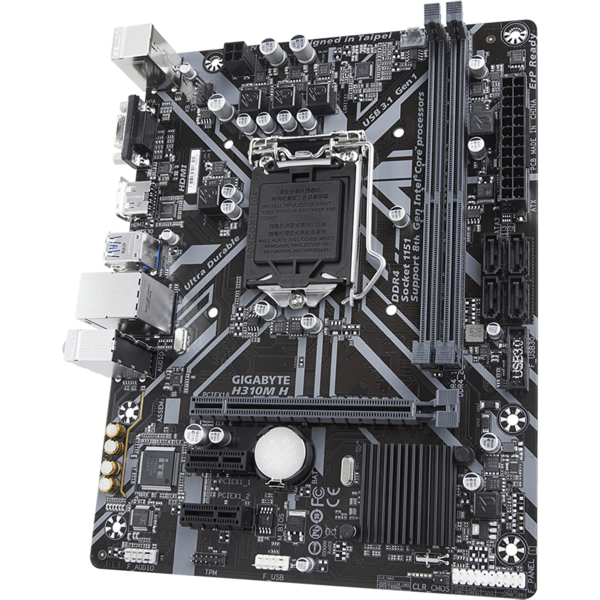 Placa de baza Gigabyte H310M H, Socket 1151 v2, mATX rev 1.1