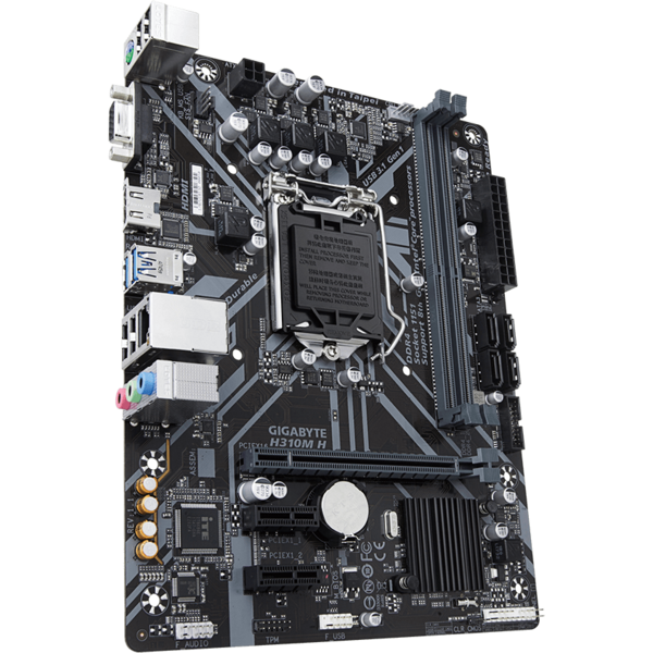 Placa de baza Gigabyte H310M H, Socket 1151 v2, mATX rev 1.1