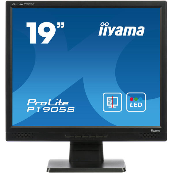 Monitor LED IIyama ProLite P1905S-2 19inch 1280 x 1024,5ms, Negru