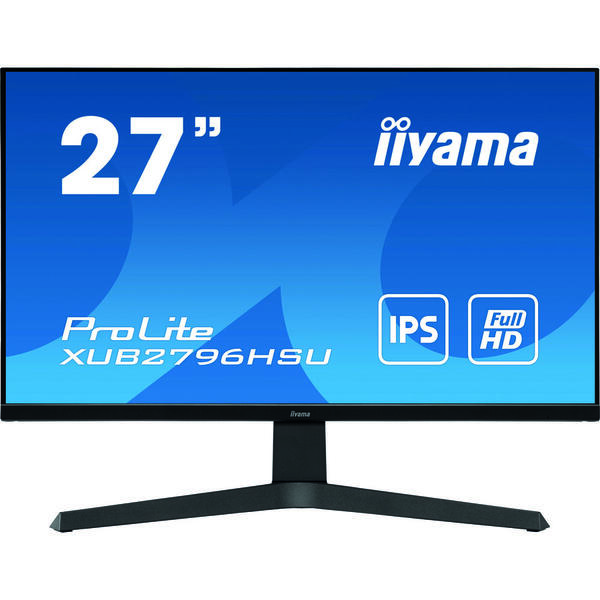 Monitor LED IIyama ProLite XUB2796HSU-B1 IPS 27 inch Full HD, USB, Boxe, Negru