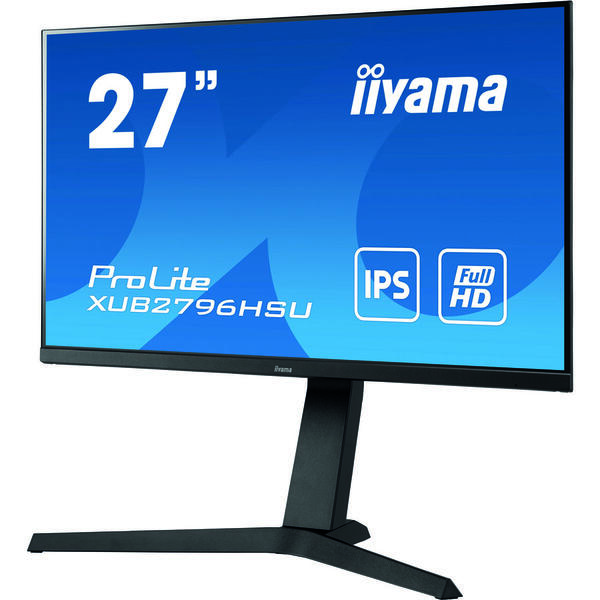 Monitor LED IIyama ProLite XUB2796HSU-B1 IPS 27 inch Full HD, USB, Boxe, Negru