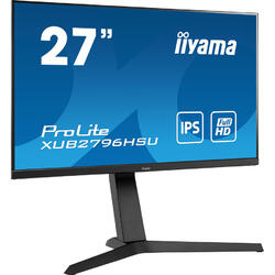 Monitor LED IIyama ProLite XUB2796HSU-B1 IPS 27 inch Full HD, USB, Boxe, Negru