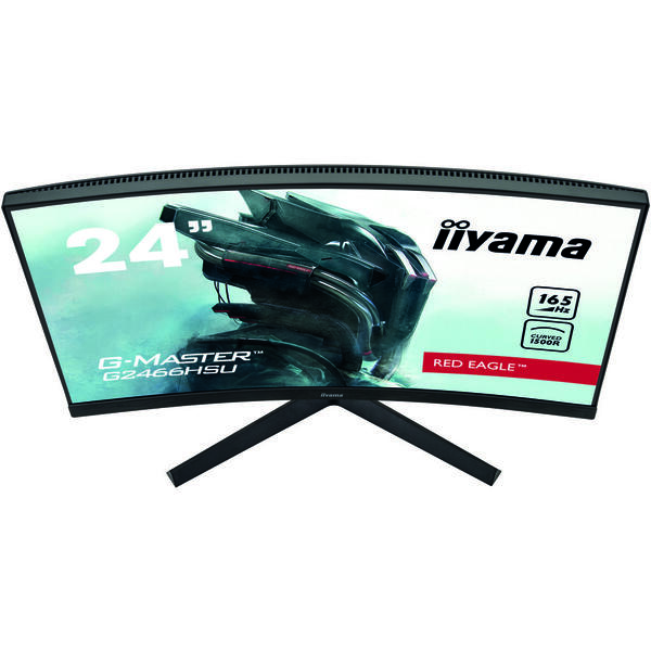 Monitor LED IIyama G-MASTER Red Eagle G2466HSU-B1 23.6 inch Full HD Curbat, 1ms, HDR, USB, Boxe, Negru