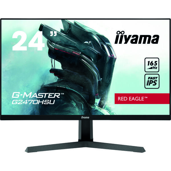 Monitor LED IIyama G-MASTER Red Eagle G2470HSU-B1 23.8 inch Full HD 165Hz, 0.8ms, USB, Boxe, Negru