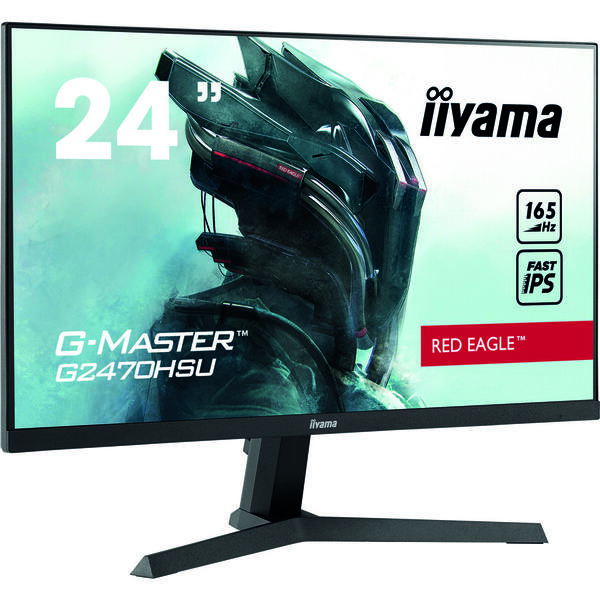 Monitor LED IIyama G-MASTER Red Eagle G2470HSU-B1 23.8 inch Full HD 165Hz, 0.8ms, USB, Boxe, Negru