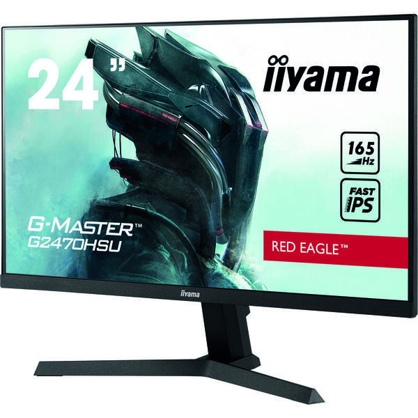 Monitor LED IIyama G-MASTER Red Eagle G2470HSU-B1 23.8 inch Full HD 165Hz, 0.8ms, USB, Boxe, Negru