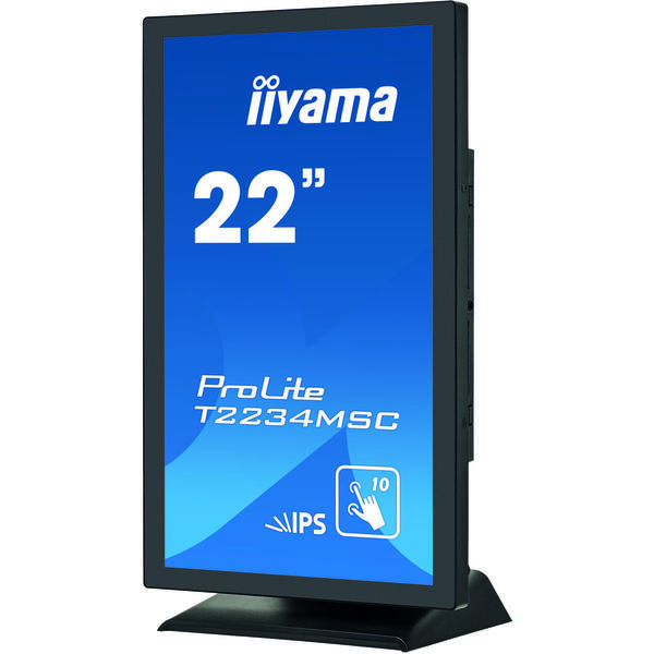 Monitor LED IIyama ProLite T2234MSC-B6X 21.5 inch Full HD Touchscreen, 8ms, USB, Boxe, Negru