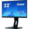 Monitor LED IIyama ProLite XUB2294HSU-B1 21.5 inch Full HD Ultra slim, 4ms, USB, Boxe, Negru