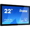 Monitor LED IIyama ProLite TF2234MC-B6AGB 21.5 inch Full HD Touchscreen, 8ms, Negru