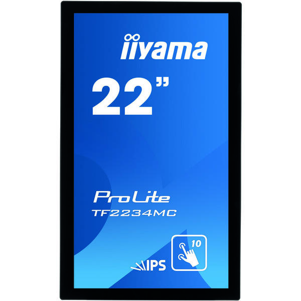 Monitor LED IIyama ProLite TF2234MC-B6AGB 21.5 inch Full HD Touchscreen, 8ms, Negru