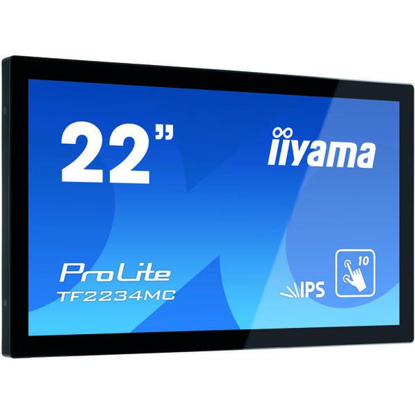 Monitor LED IIyama ProLite TF2234MC-B6AGB 21.5 inch Full HD Touchscreen, 8ms, Negru