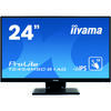 Monitor LED IIyama ProLite T2454MSC-B1AG 23.8 inch Full HD Touchscreen, 4ms, USB, Boxe, Negru