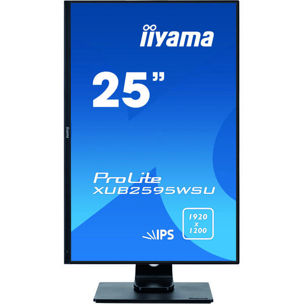 Monitor LED IIyama ProLite XUB2595WSU-B1 25 inch IPS Full HD, 4ms, USB Boxe, Negru