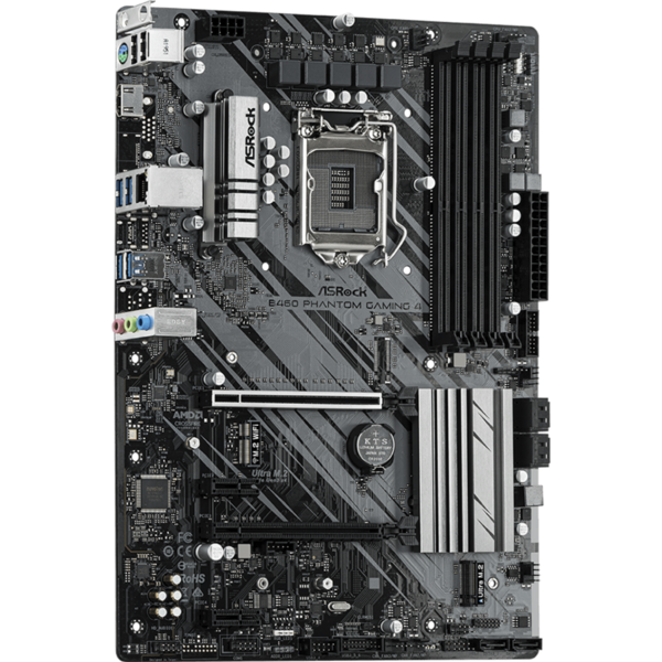 Placa de baza ASRock B460 Phantom Gaming 4 - Motherboard - ATX - LGA1200-Sockel - B460