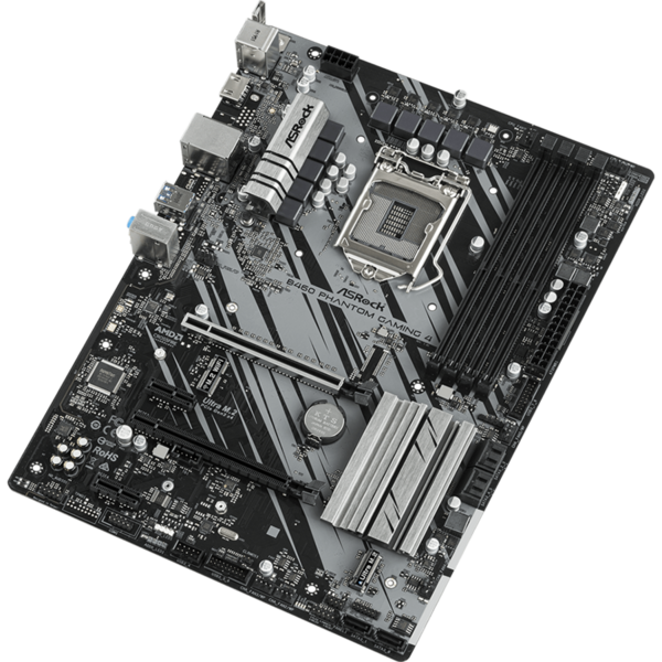 Placa de baza ASRock B460 Phantom Gaming 4 - Motherboard - ATX - LGA1200-Sockel - B460