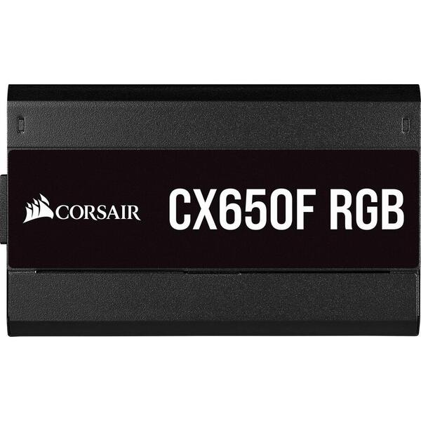 Sursa Corsair CX650F RGB, 650W, 80+ Bronze