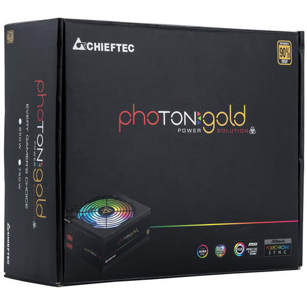 Sursa Chieftec Photon Gold Series GDP-750C-RGB, 750W