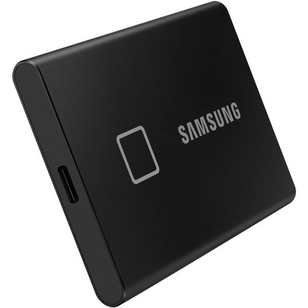 SSD Samsung Portable T7 Touch 500GB USB 3.2 tip C, Black