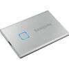 SSD Samsung Portable T7 Touch 1TB USB 3.2 tip C, Silver