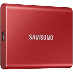 SSD Samsung Portable T7 1TB USB 3.2 tip C, Red